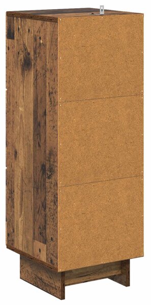 Fiókos szekrény Antik Fa 33 x 34,5 x 90 cm Szerelt Fa