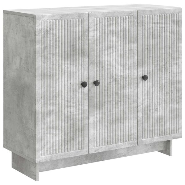 Széf Betonszürke 89 x 34,5 x 80 cm Szerelt Fa