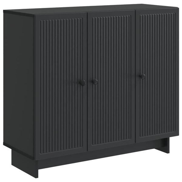 Széf Fekete 89 x 34,5 x 80 cm Szerelt Fa