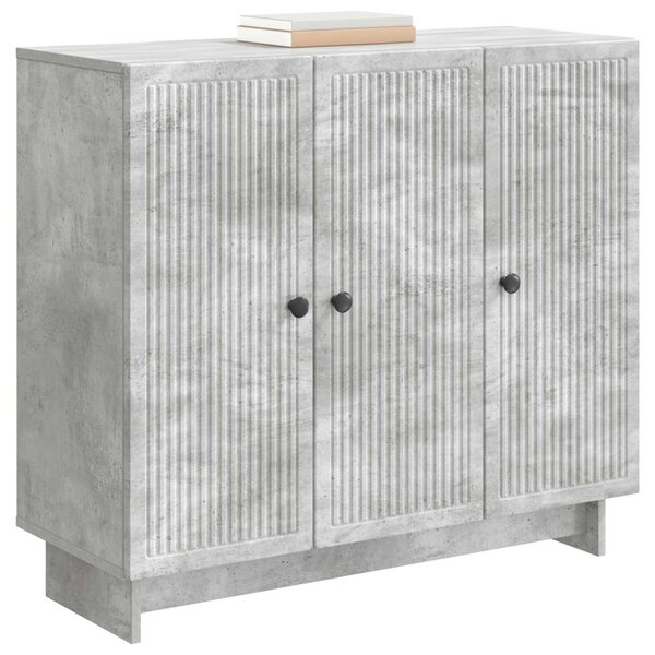 Széf Betonszürke 89 x 34,5 x 80 cm Szerelt Fa