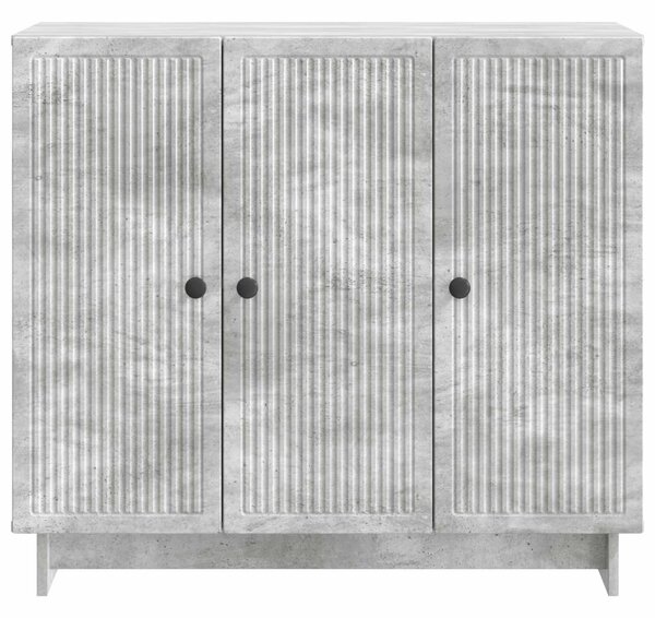 Széf Betonszürke 89 x 34,5 x 80 cm Szerelt Fa