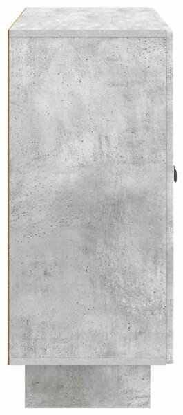 Széf Betonszürke 89 x 34,5 x 80 cm Szerelt Fa