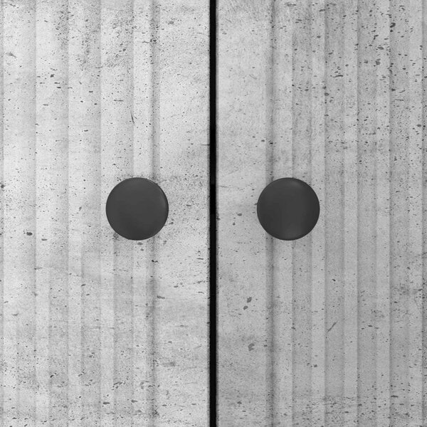 Széf Betonszürke 89 x 34,5 x 80 cm Szerelt Fa