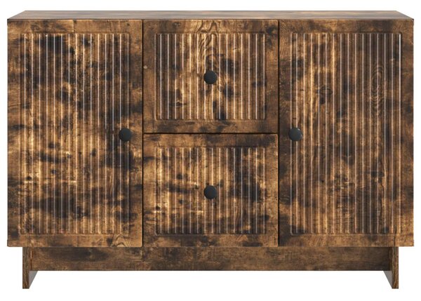 Széf fiókkal Füstös Tölgy 89 x 34,5 x 60 cm Szerelt Fa