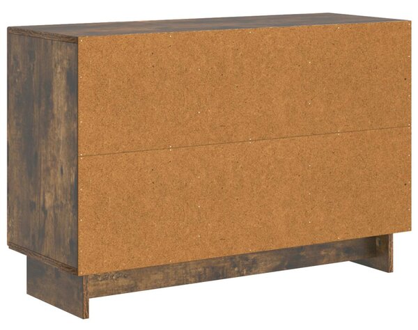 Széf fiókkal Füstös Tölgy 89 x 34,5 x 60 cm Szerelt Fa