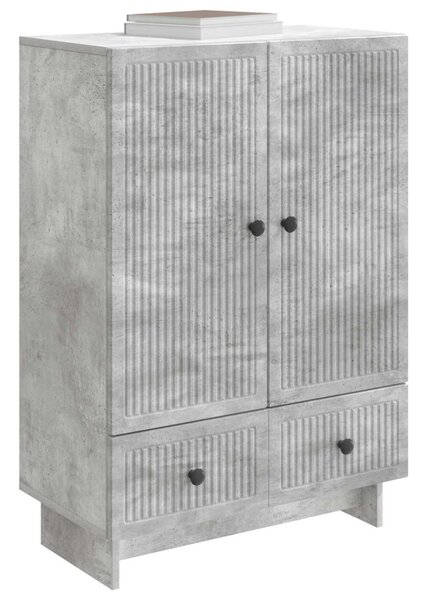 Széf Beton Szürke 66 x 34,5 x 95 cm Mérnöki fa