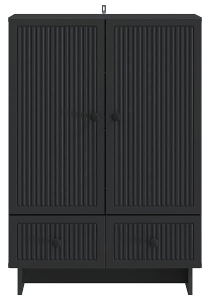 Széf Fekete 66 x 34,5 x 95 cm Mérnöki fa