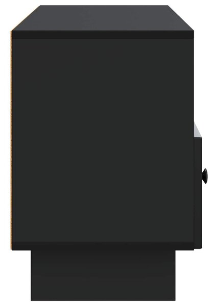 TV szekrény fiókkal Fekete 102 x 34,5 x 50 cm Szerelt Fa