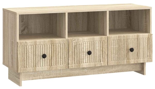 TV szekrény fiókkal Sonoma Tölgy 102 x 34,5 x 50 cm Szerelt Fa