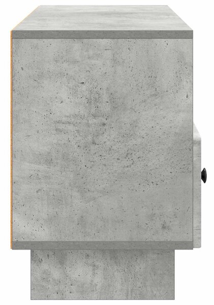 TV szekrény fiókkal Betonszürke 102 x 34,5 x 50 cm Szerelt Fa