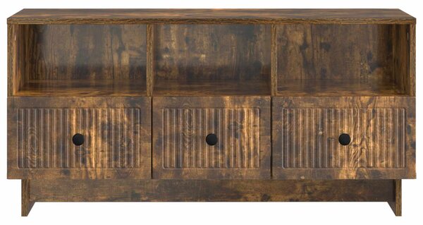TV szekrény fiókkal Füstös Tölgy 102 x 34,5 x 50 cm Szerelt Fa