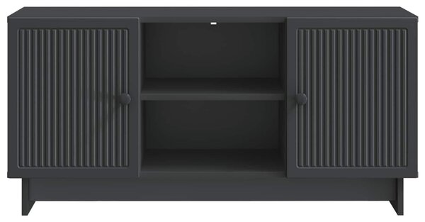 TV szekrény Fekete 102 x 34,5 x 50 cm Faanyag