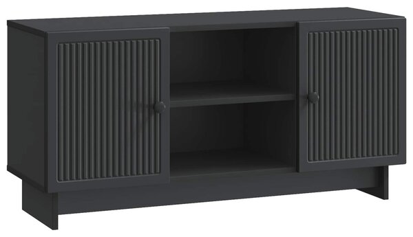 TV szekrény Fekete 102 x 34,5 x 50 cm Faanyag