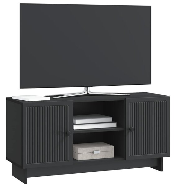 TV szekrény Fekete 102 x 34,5 x 50 cm Faanyag