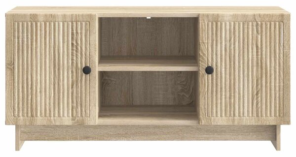 TV szekrény 102 x 34,5 x 50 cm Sonoma Tölgy Szerelt Fa