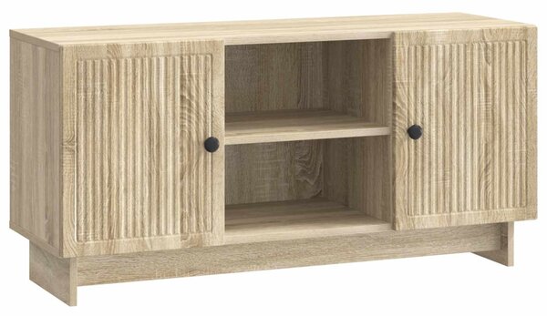 TV szekrény 102 x 34,5 x 50 cm Sonoma Tölgy Szerelt Fa