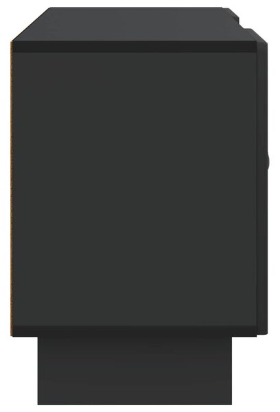 TV szekrény Fekete 102 x 34,5 x 50 cm Faanyag