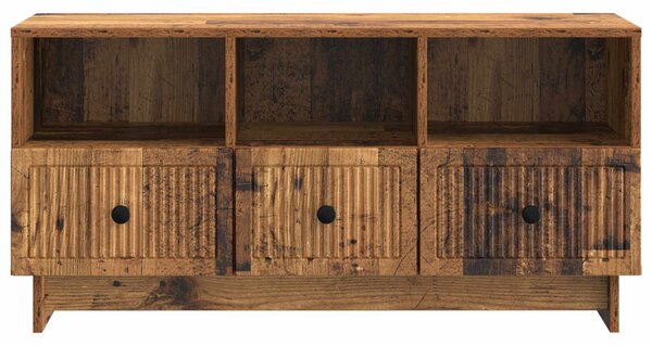 TV szekrény fiókkal Antik Fa 102 x 34,5 x 50 cm Szerelt Fa