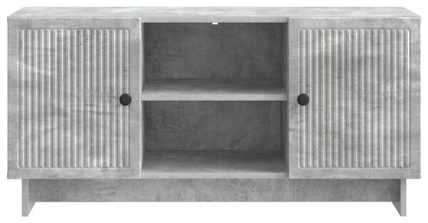 TV szekrény 102 x 34,5 x 50 cm Betonszürke Szerelt Fa