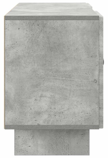 TV szekrény 102 x 34,5 x 50 cm Betonszürke Szerelt Fa