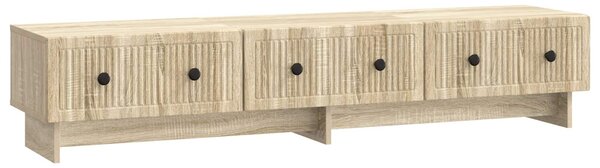 TV szekrény fiókkal Sonoma Tölgy 147 x 34,5 x 30 cm Szerelt Fa