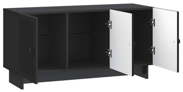 TV szekrény Fekete 99 x 34,5 x 50 cm Szerelt Fa