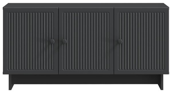 TV szekrény Fekete 99 x 34,5 x 50 cm Szerelt Fa