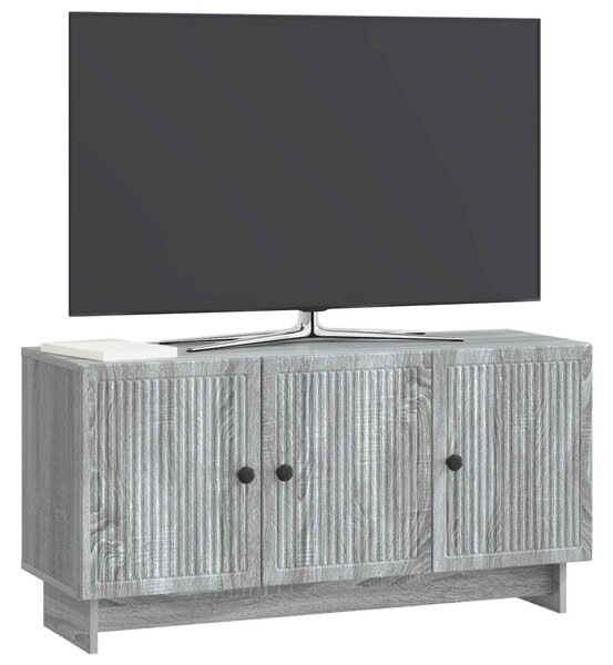 TV szekrény Szürke Sonoma 99 x 34,5 x 50 cm Szerelt Fa