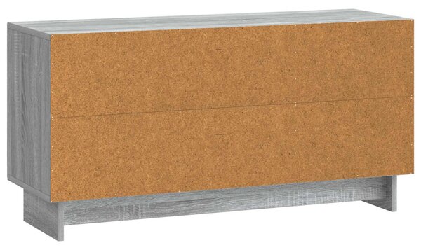 TV szekrény Szürke Sonoma 99 x 34,5 x 50 cm Szerelt Fa