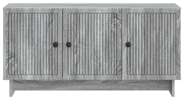 TV szekrény Szürke Sonoma 99 x 34,5 x 50 cm Szerelt Fa