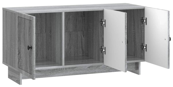 TV szekrény Szürke Sonoma 99 x 34,5 x 50 cm Szerelt Fa