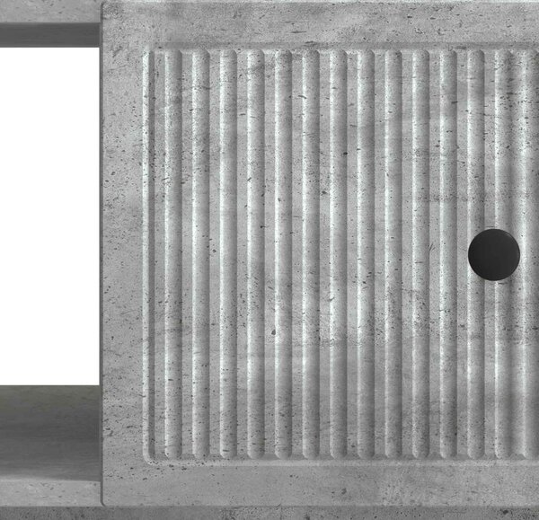 Dohányzóasztal Betonszürke 90 x 50 x 40 cm Szerelt Fa