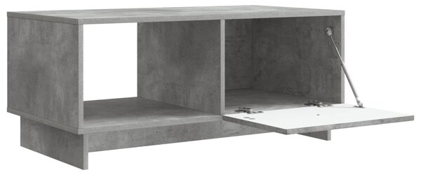 Dohányzóasztal Betonszürke 90 x 50 x 40 cm Szerelt Fa