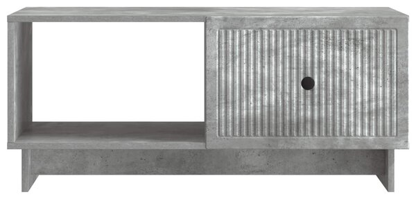Dohányzóasztal Betonszürke 90 x 50 x 40 cm Szerelt Fa
