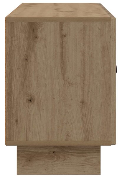 TV szekrény 99 x 34,5 x 50 cm Kézműves Tölgy Szerelt Fa