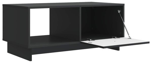 Dohányzóasztal Fekete 90 x 50 x 40 cm Szerelt Fa