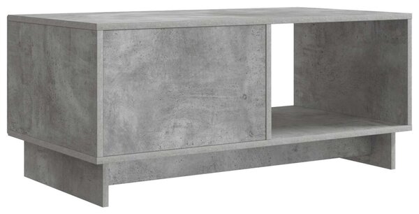 Dohányzóasztal Betonszürke 90 x 50 x 40 cm Szerelt Fa