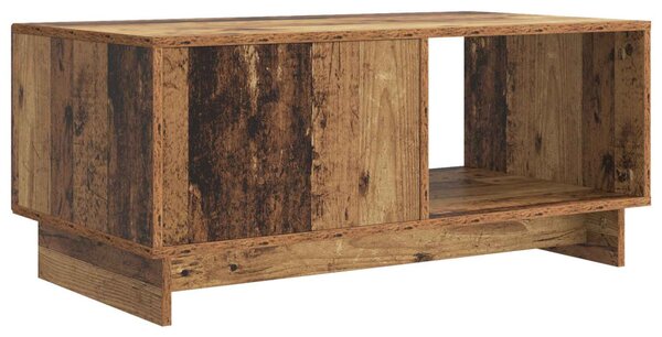 Dohányzóasztal Antik Fa 90 x 50 x 40 cm Szerelt Fa