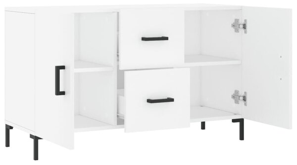 Fehér szerelt fa tálalóasztal 100 x 36 x 60 cm
