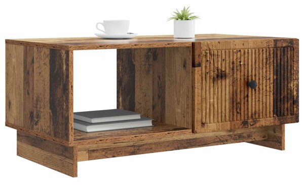 Dohányzóasztal Antik Fa 90 x 50 x 40 cm Szerelt Fa