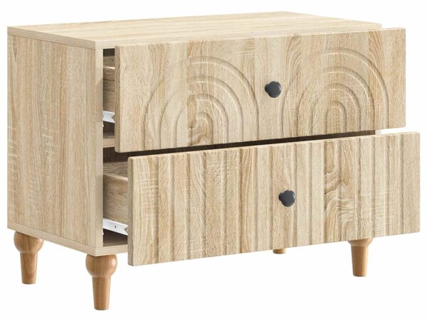 Éjjeliszekrény Sonoma Tölgy 62 x 34,5 x 48 cm Szerelt Fa