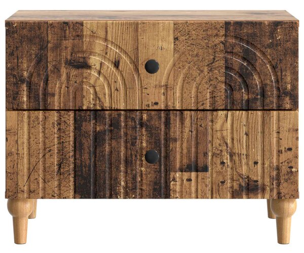 Éjjeliszekrény fiókkal Antik Fa 62 x 34,5 x 48 cm Szerelt Fa
