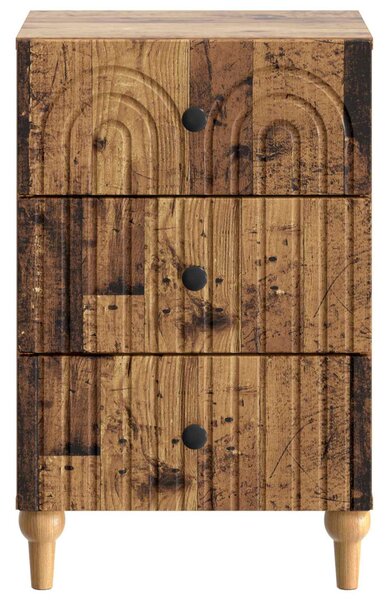 Éjjeliszekrény fiókkal Antik Fa 43x 41 x 66,5 cm Szerelt Fa