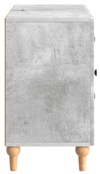 TV szekrény fiókkal Betonszürke 89 x 34,5 x 60 cm Szerelt Fa