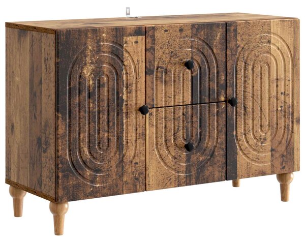 TV szekrény fiókkal Antik Fa 89 x 34,5 x 60 cm Szerelt Fa