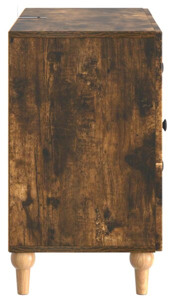 TV szekrény Füstös Tölgy 89 x 34,5 x 60 cm Szerelt Fa