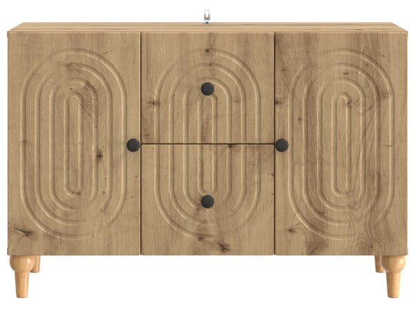 TV szekrény fiókkal Kézműves Tölgy 89 x 34,5 x 60 cm Szerelt Fa