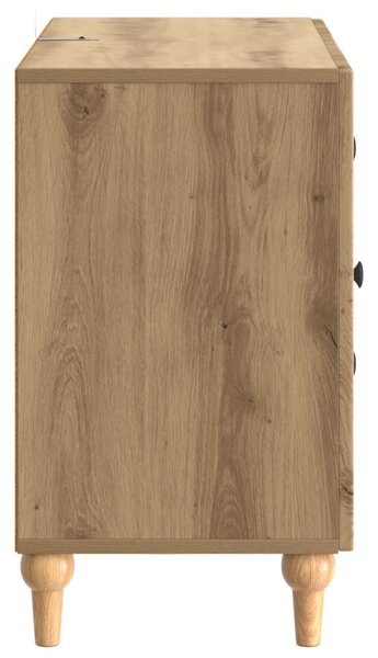 TV szekrény fiókkal Kézműves Tölgy 89 x 34,5 x 60 cm Szerelt Fa