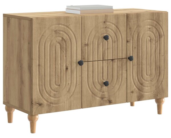 TV szekrény fiókkal Kézműves Tölgy 89 x 34,5 x 60 cm Szerelt Fa