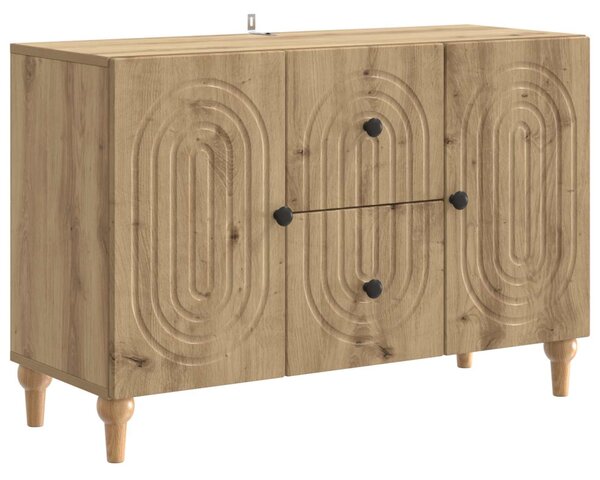 TV szekrény fiókkal Kézműves Tölgy 89 x 34,5 x 60 cm Szerelt Fa